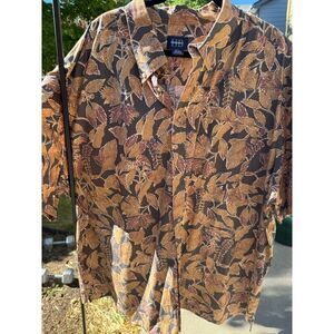 HB Sport Harbor Bay Big and Tall Aloha Hawaiian 100% Cotton Shirt 5XL
